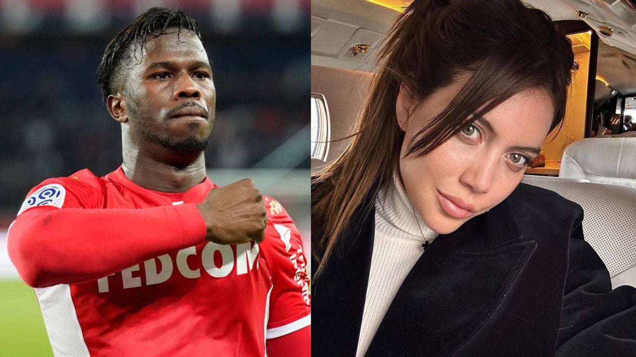 Keita Balde y Wanda Nara