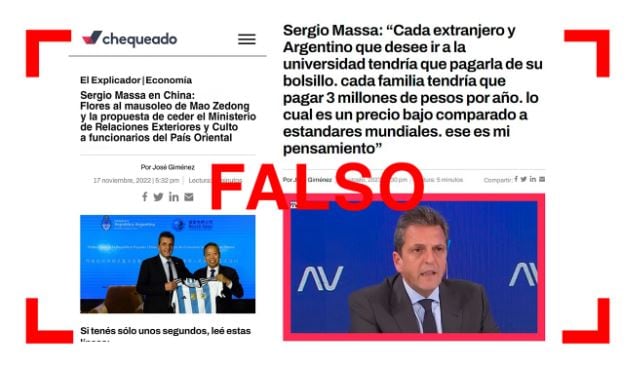 Se trata de otra desinformación: esa nota con ese título nunca fue publicada por Chequeado.