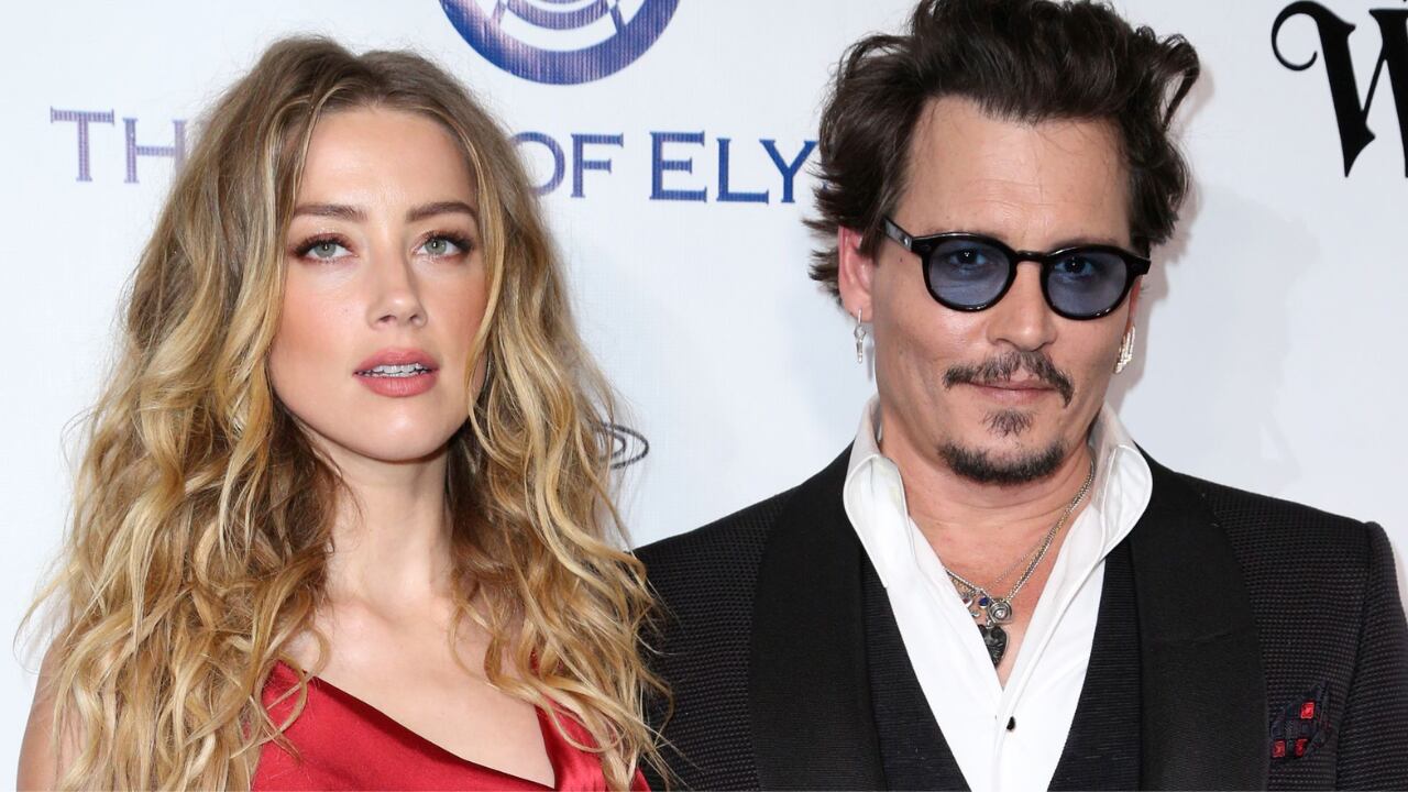 Amber Heard y Johnny Depp.