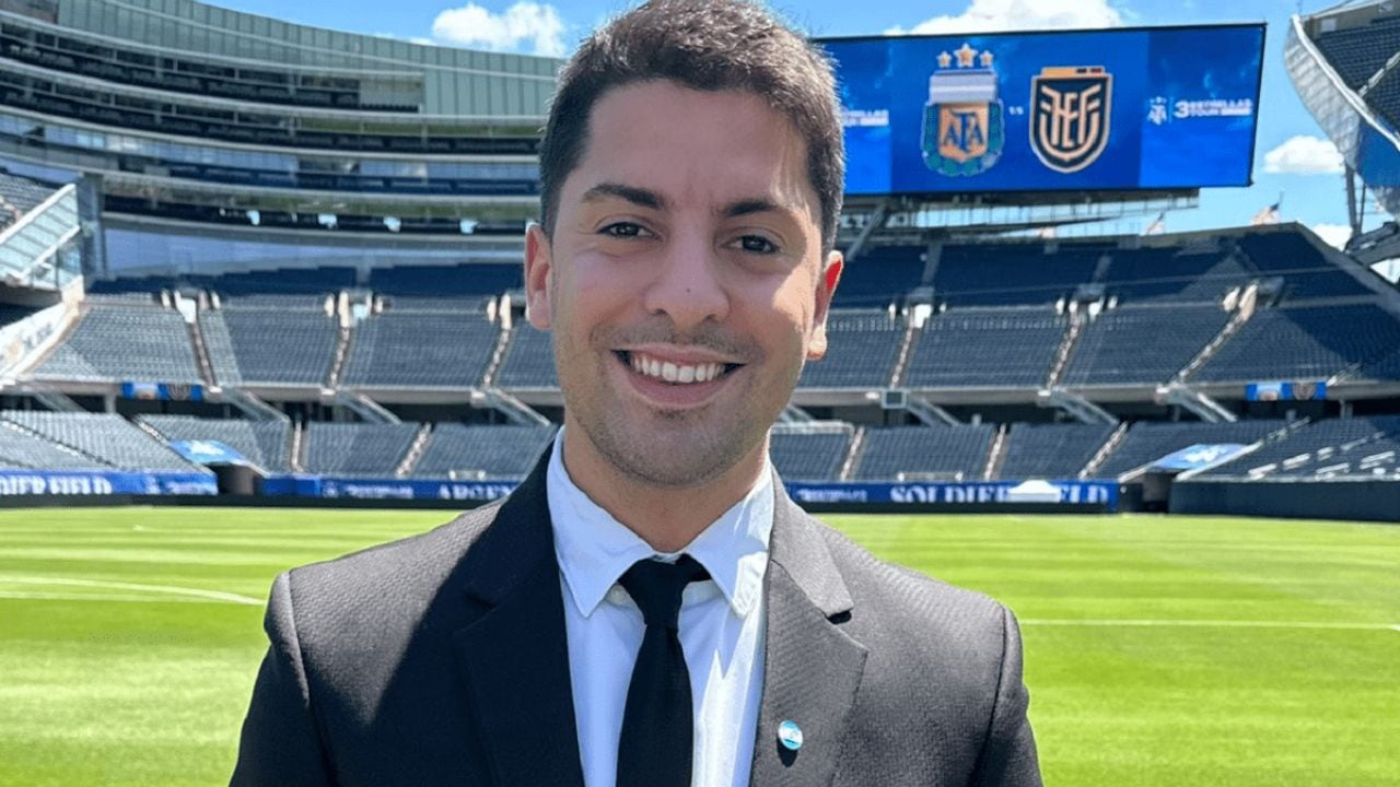 Gastón Edul es el periodista de la Selección Argentina más conocido actualmente.