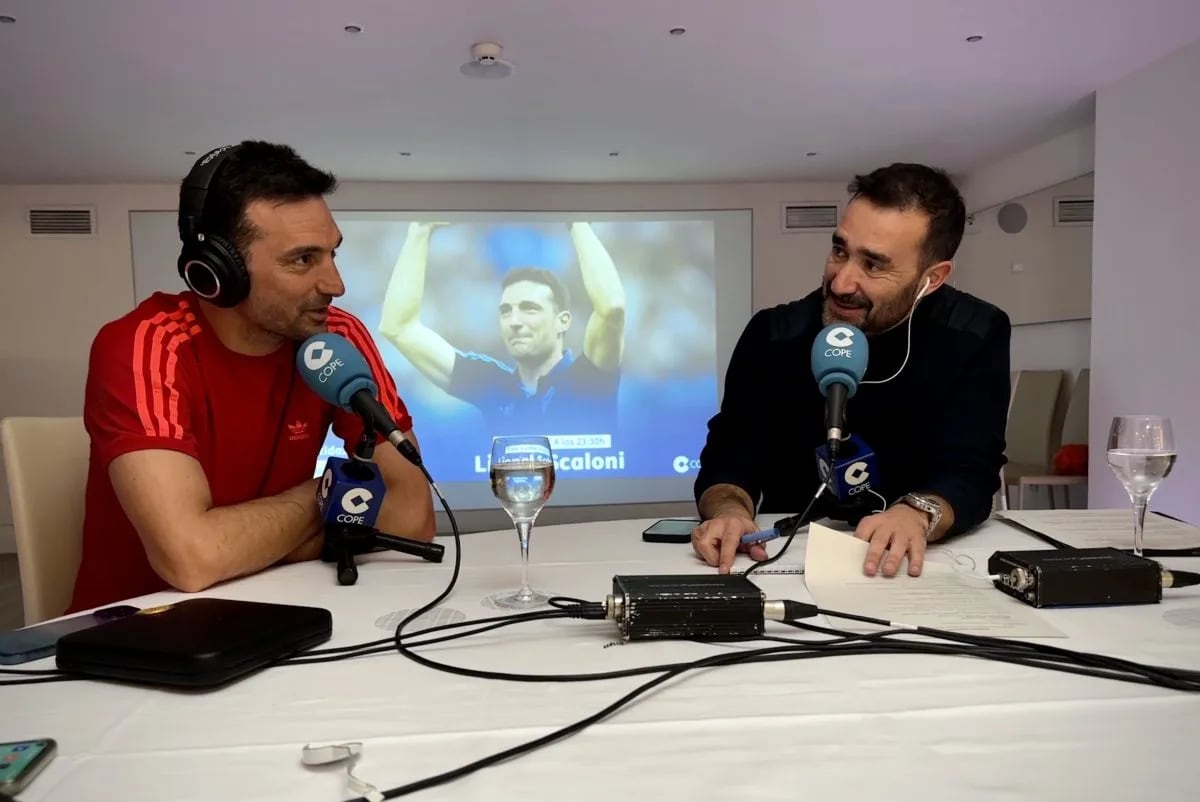 Lionel Scaloni habló de todo un poco en una radio española. Foto: Twitter.