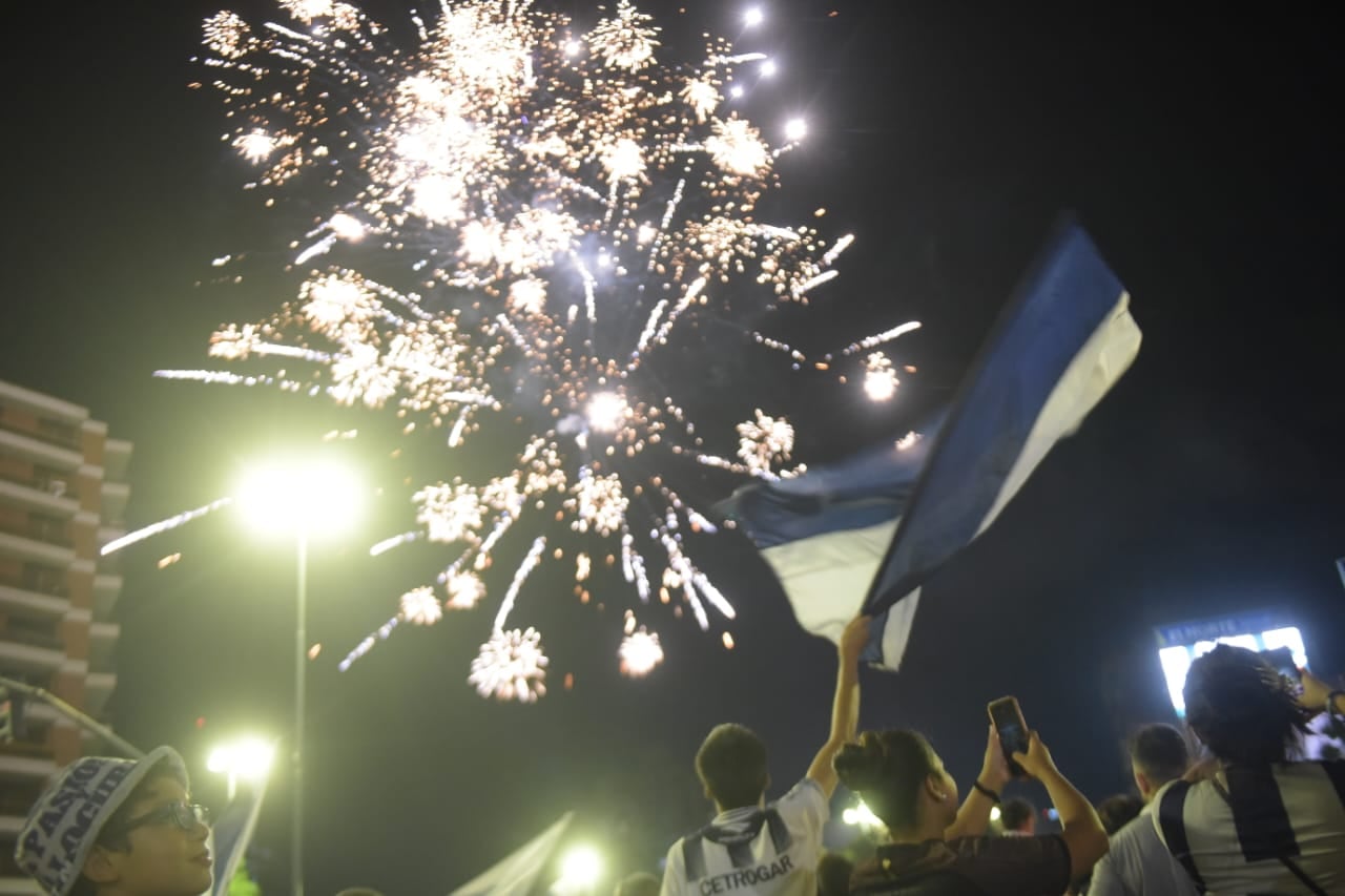 Festejos en Córdoba de los hinchas de Talleres (Javier Ferreyra/La Voz)