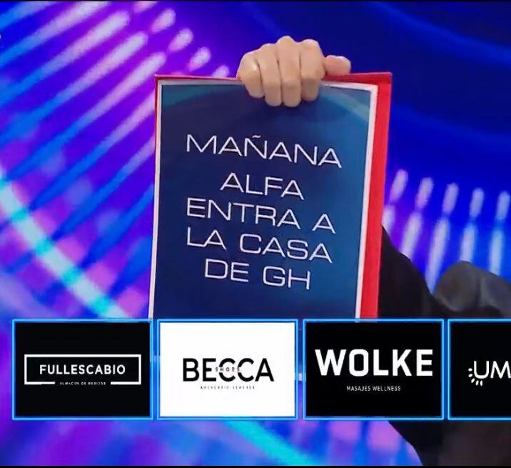 El momento en que Santiago del Moro anunció que regresa Alfa a la casa.