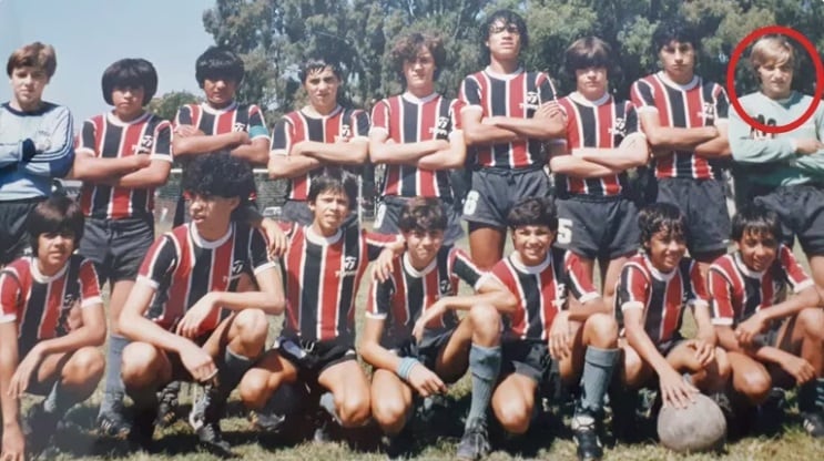 Javier Milei con el equipo funebrero de la categoría 70