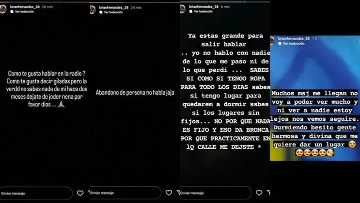 Fernández le contestó a su novia