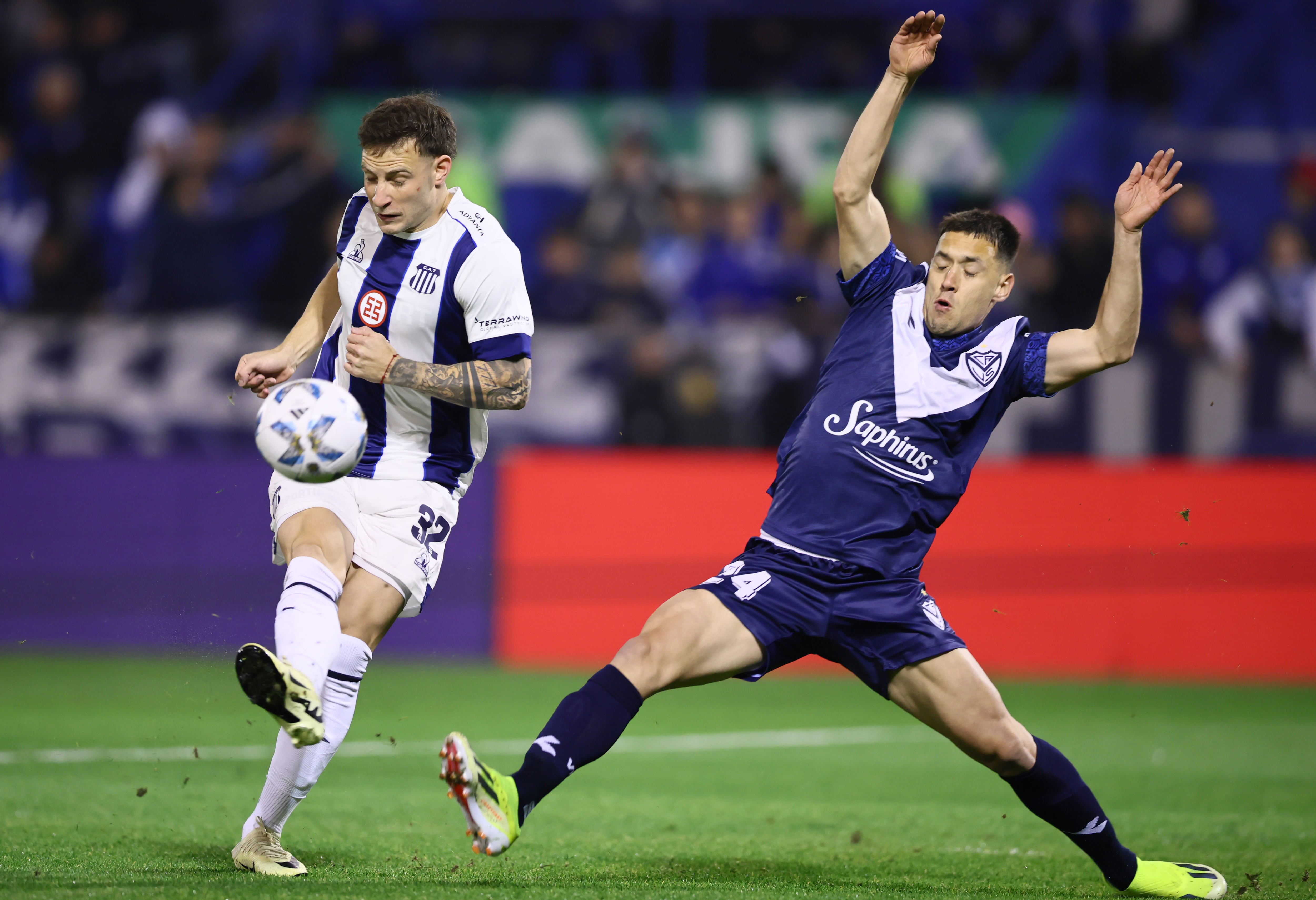 Talleres visitó a Vélez por la Liga Profesional. (Fotobaires)