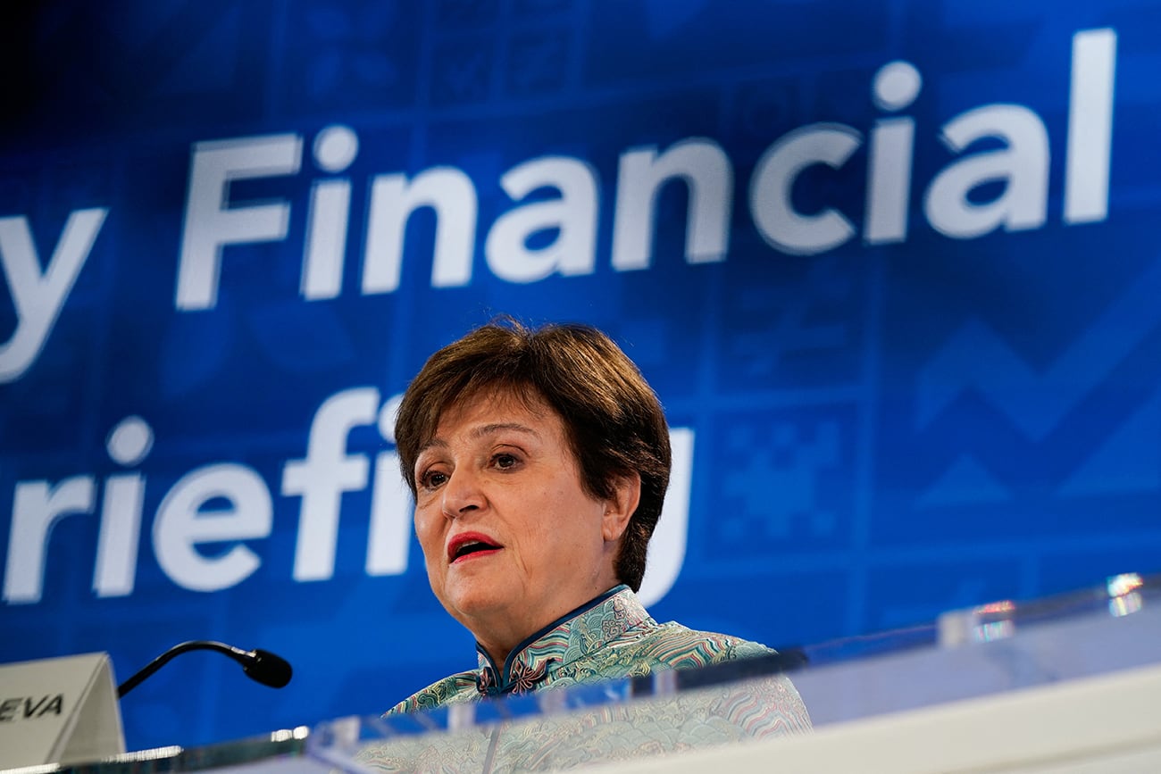 La titular del FMI, Kristalina Georgieva, felicitó a Javier Milei por su triunfo en las elecciones presidenciales. Foto: Reuters
