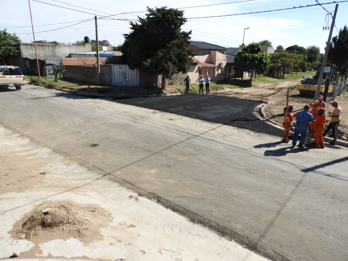 Pavimentación en el anillo de 15 cuadras de Nueva Bahía Blanca