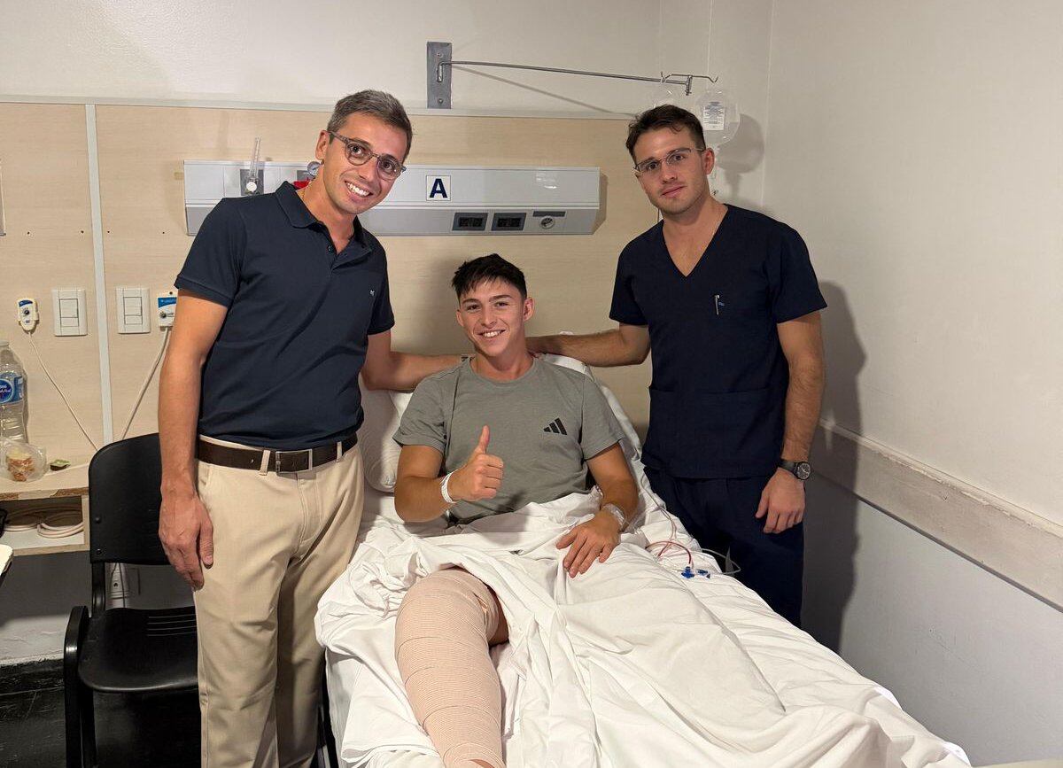 Fútbol: un reconocido jugador de Córdoba fue operado de ligamentos