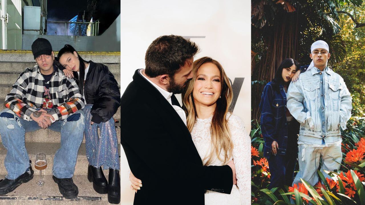 Duki y Emilia Mernes, Ben Affleck y Jennifer Lopez, Trueno y Nicki Nicole