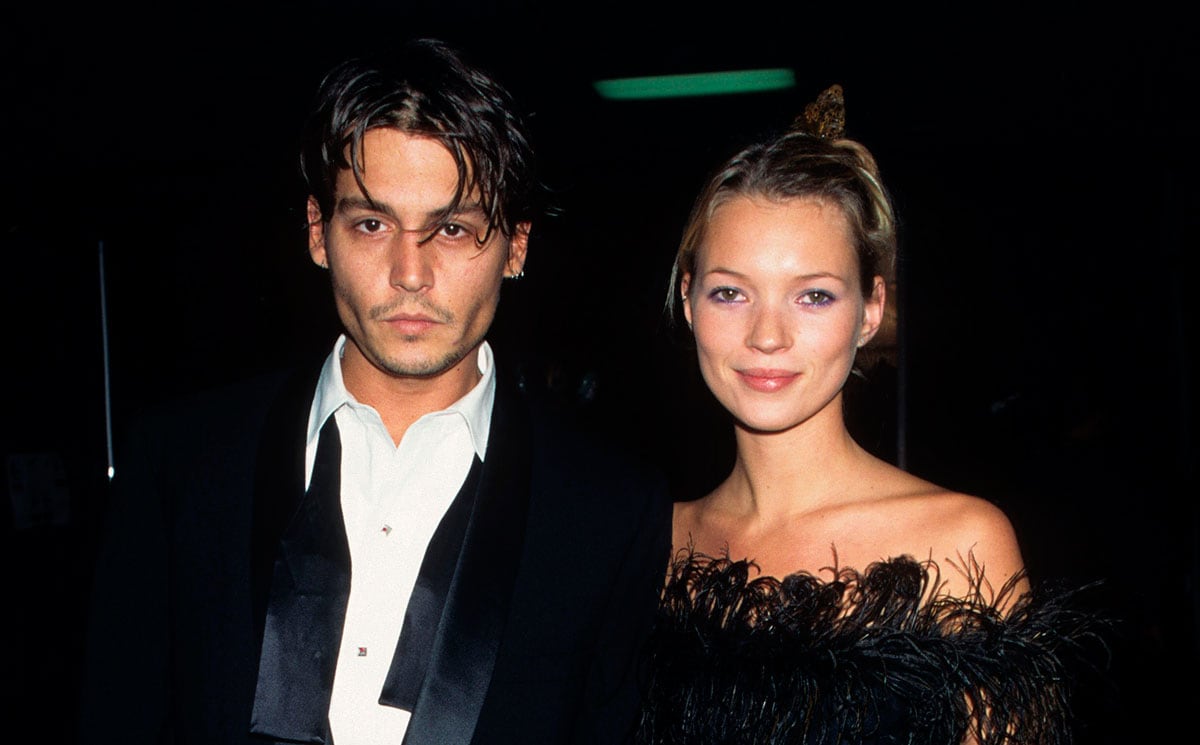 Kate Moss y Johnny Depp