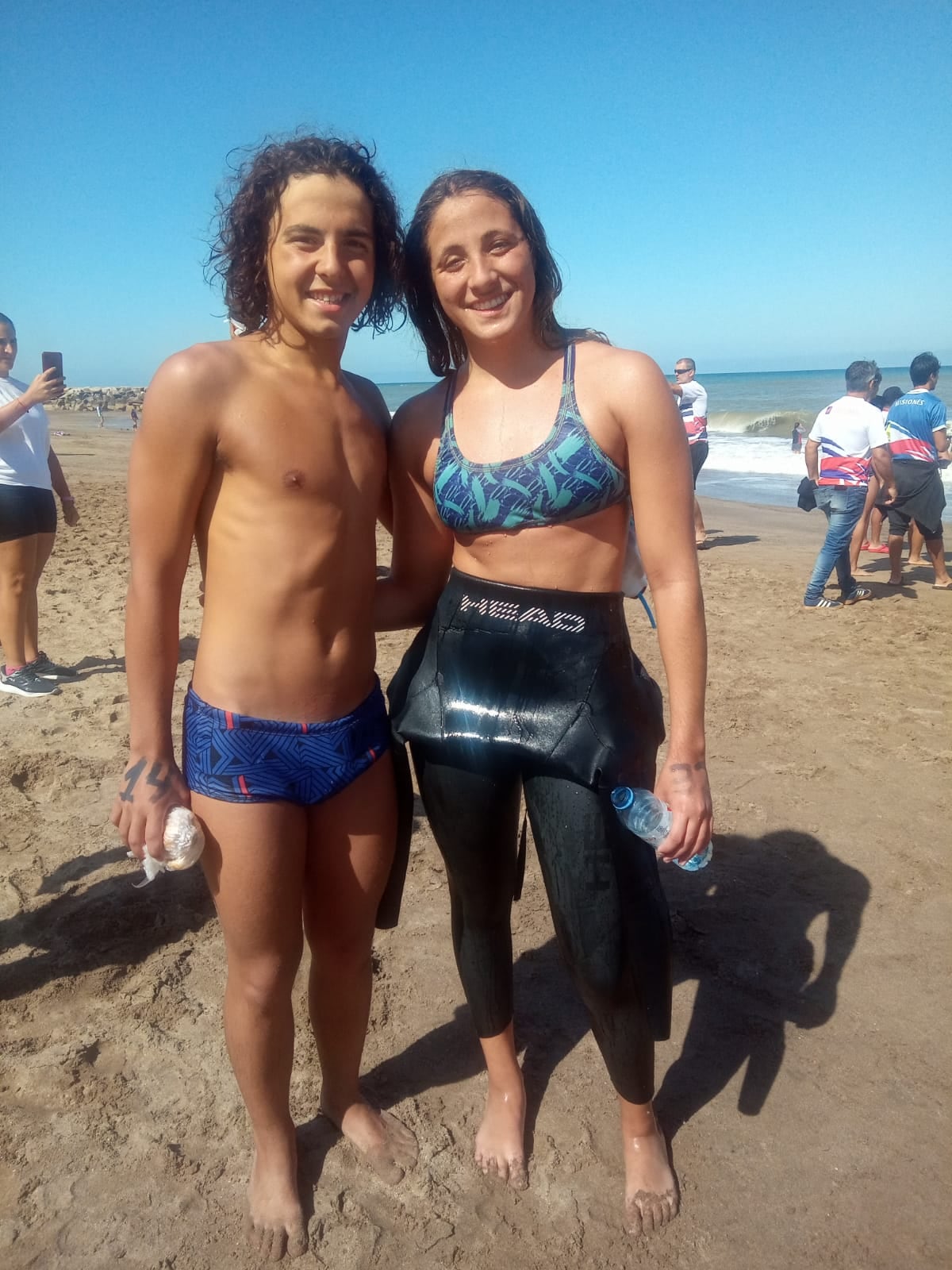 Los jóvenes promesas de la natación de Mendoza.