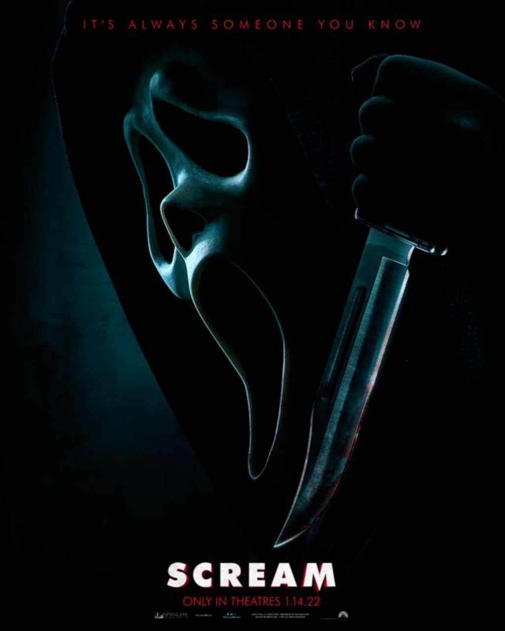 El póster oficial de "Scream 5"