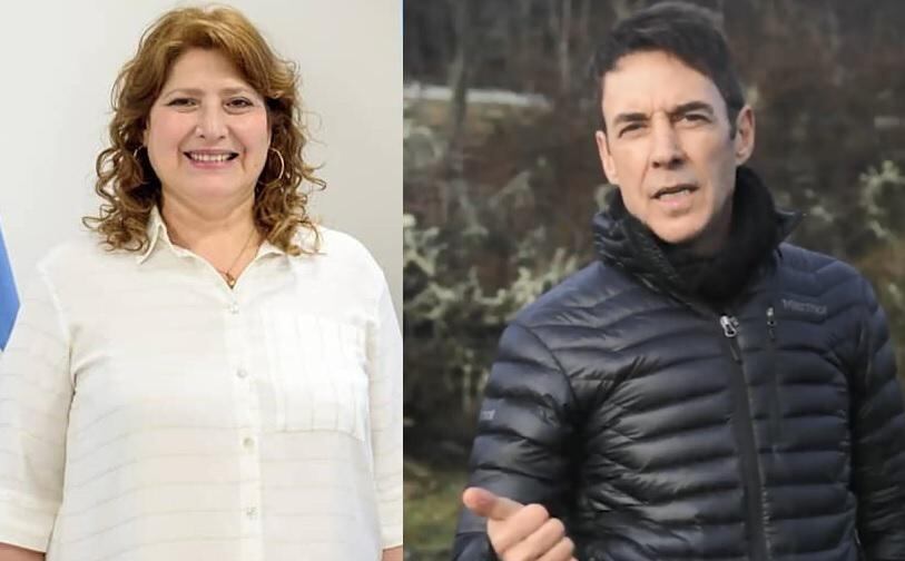 Yutrovic y Stefani ocuparan las bancas de diputados.