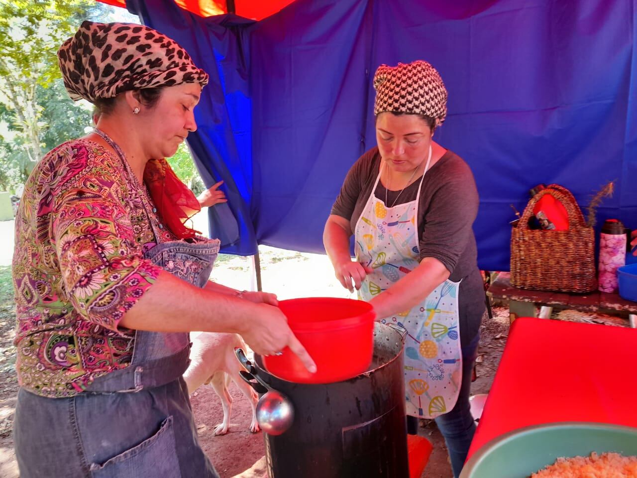 Con un almuerzo con el tradicional Yopará con reviro, inició este mediodía la Fiesta Provincial de las Costumbres Misioneras en el Parque Schwelm.