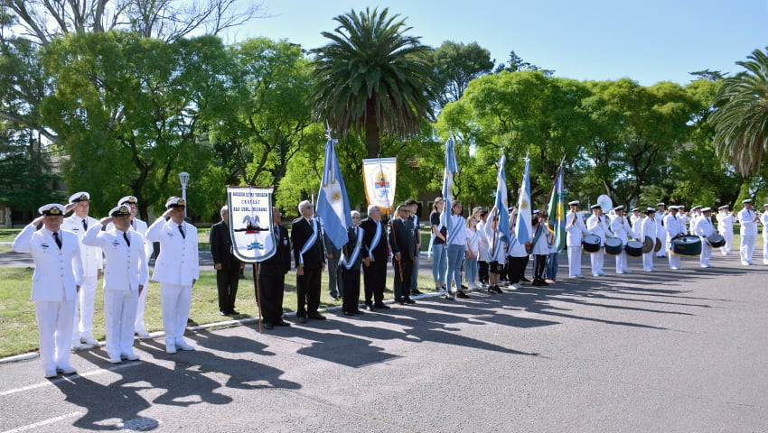 Acto por el 126º aniversario de la creación de la Base Naval Puerto Belgrano