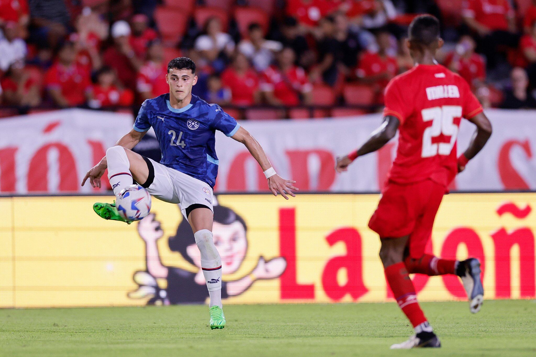 Ramón Sosa, delantero de Talleres, que integra la selección de Paraguay. (Prensa Selección de Paraguay)