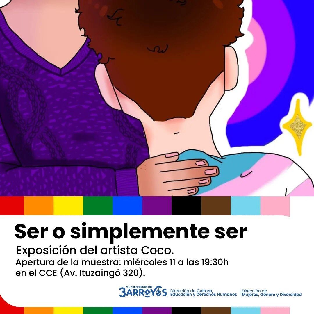 “Ser o simplemente ser” muestra del artista Coco en el Centro Cultural La Estación