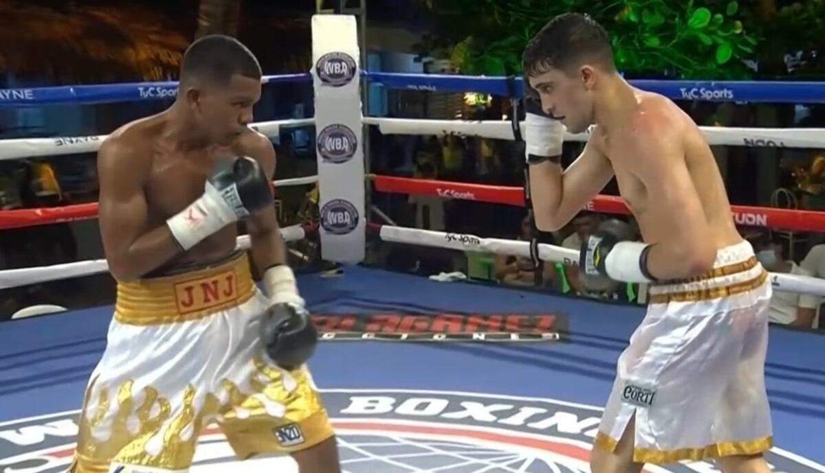 Box: la lluvia le impidió la victoria a Kevin Muñoz ante Rober Barrera