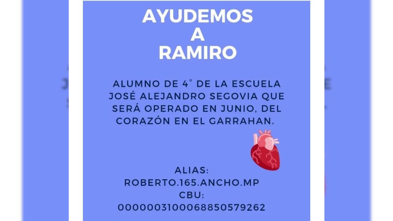 Cómo ayudar a Ramiro, el pequeño sanjuanino que será operado del corazón