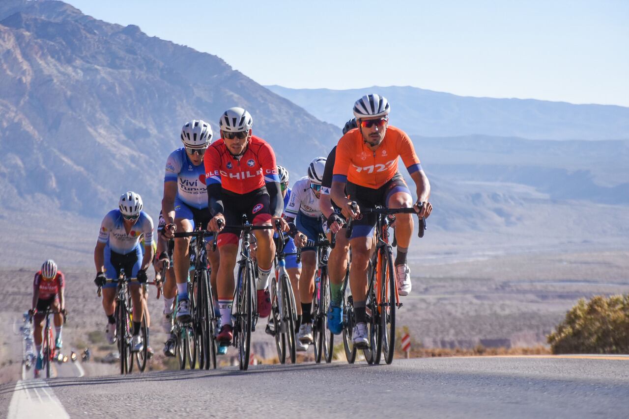 Vuelta de Mendoza 2023, septima etapa, el mendocino Mario Ovejero ganó la etapa reina en el Cristo Redentor.

Foto: Mariana Villa / Los Andes