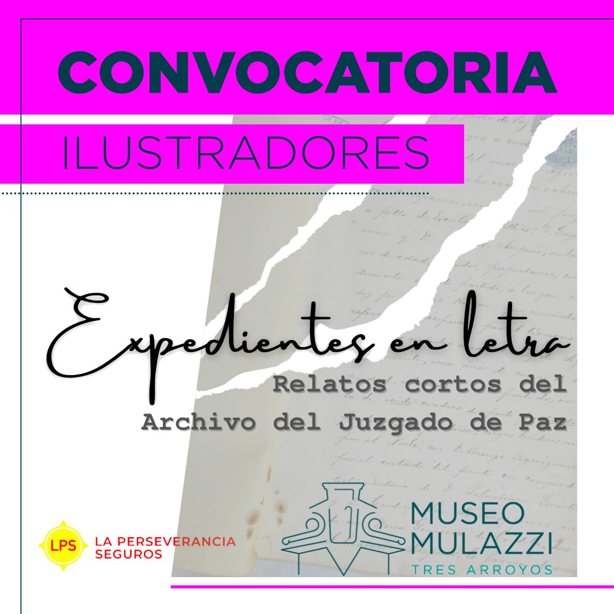 Convocatoria a ilustradores para el concurso “Expediente en letra”