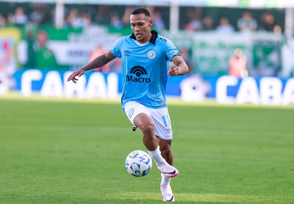 Belgrano: ¿cuántos partidos pasaron para que Bryan Reyna vuelva a la titularidad?