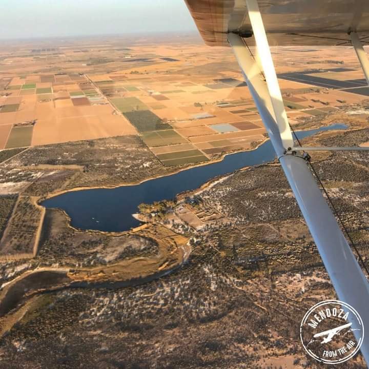 Vista de la Laguna del Viborón desde el aire