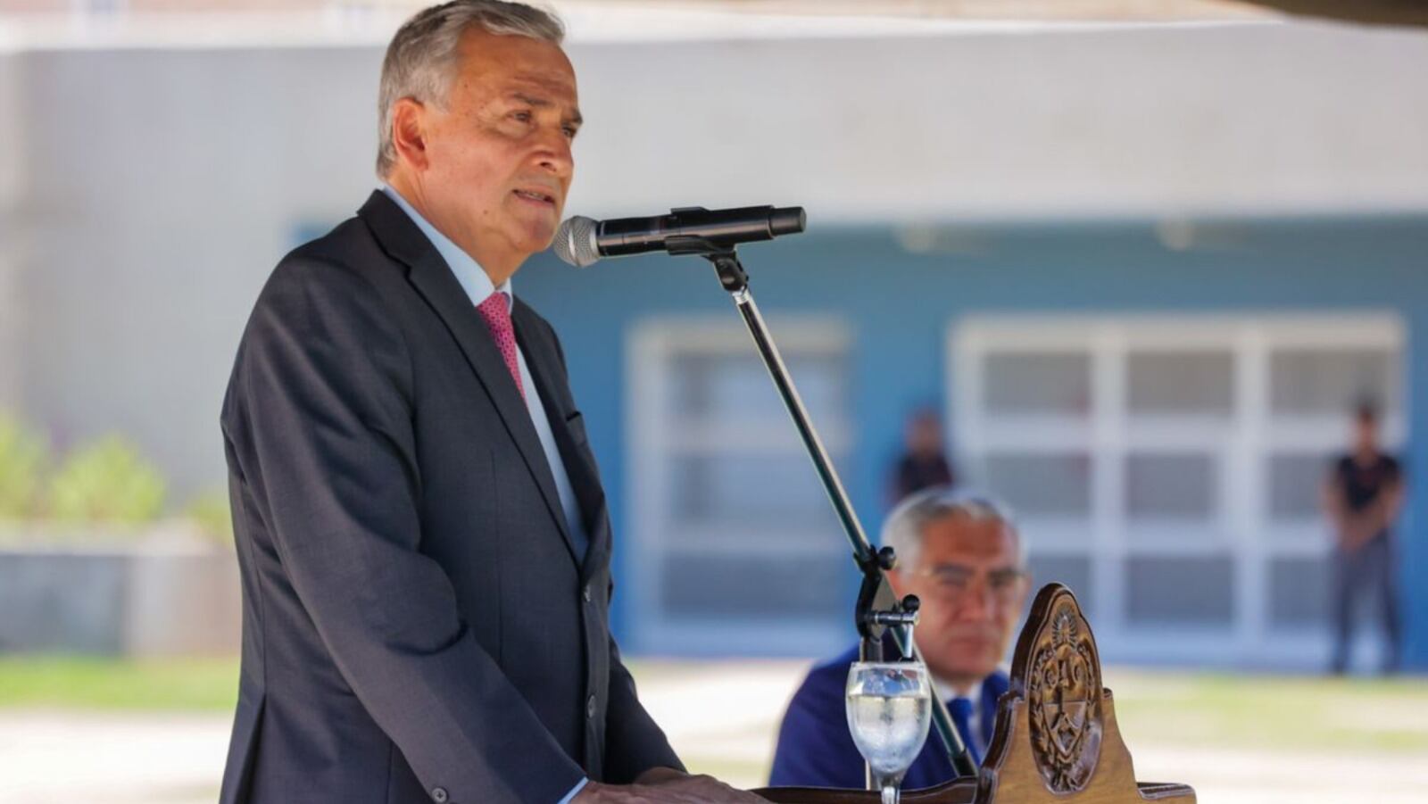 “Esta obra ratifica nuestra firme decisión de apostar a la seguridad pública”, dijo el gobernador Gerardo Morales al inaugurar la Unidad Penal 8 en Chalicán.