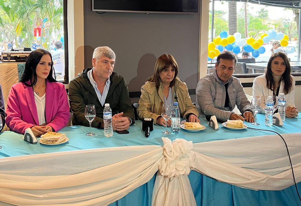 Patricia Bullrich, en campaña. 