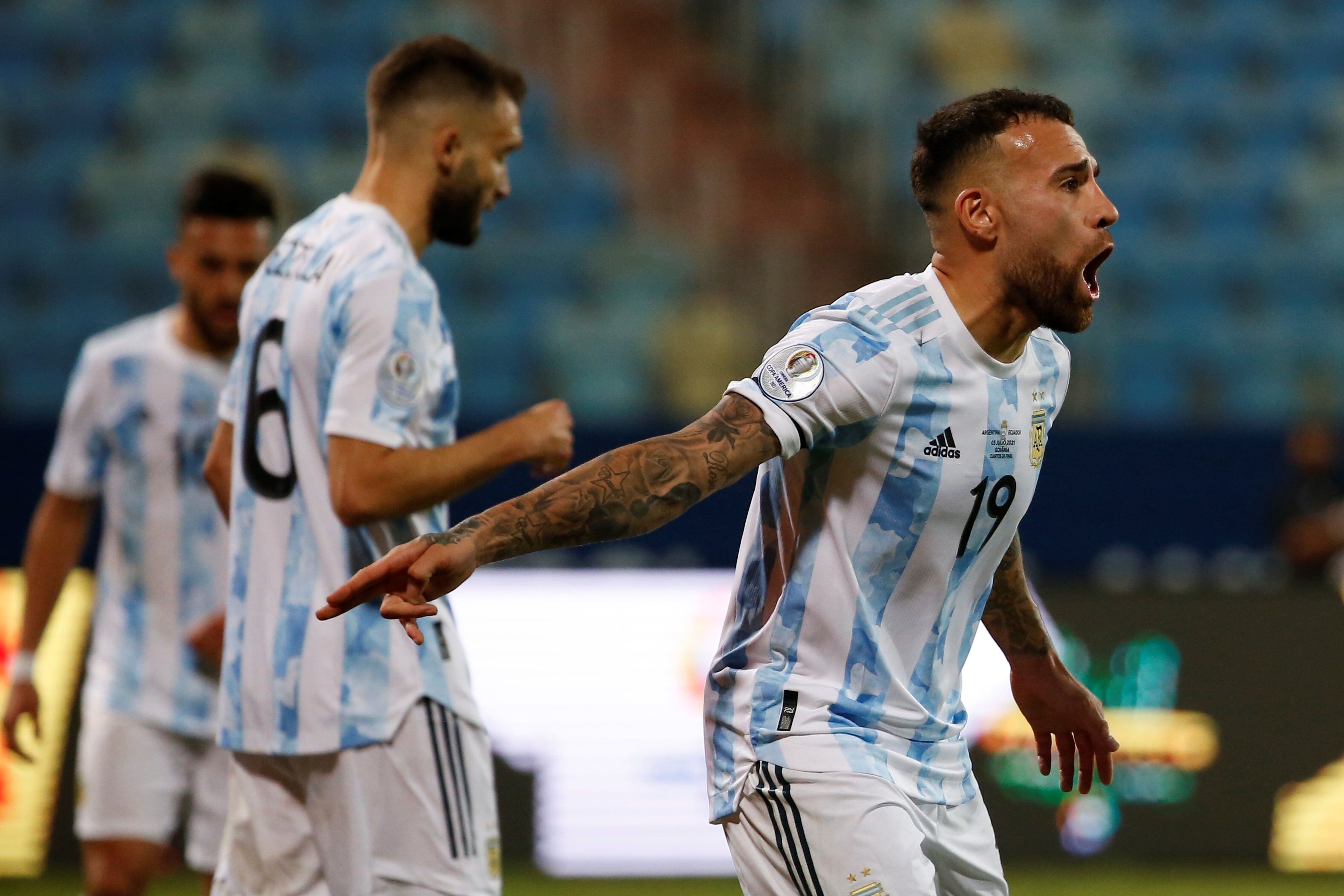 Nicolás Otamendi es uno de los referentes del plantel argentino.