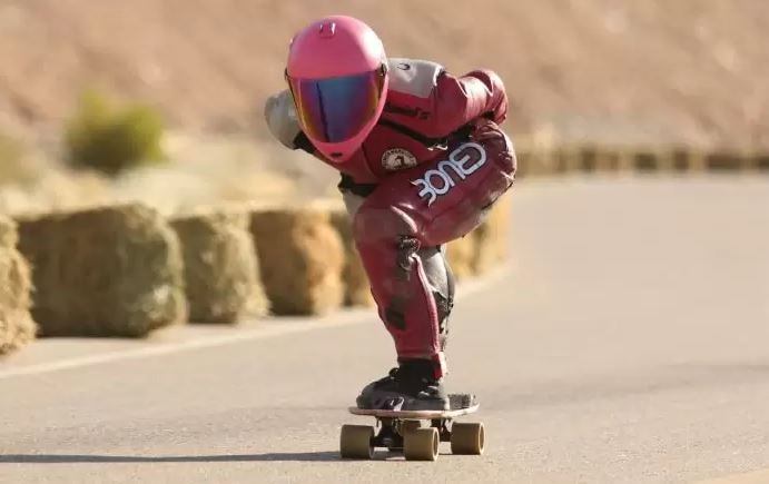 Antonella Perdigues, referente del downhill en San Juan y en Argentina.