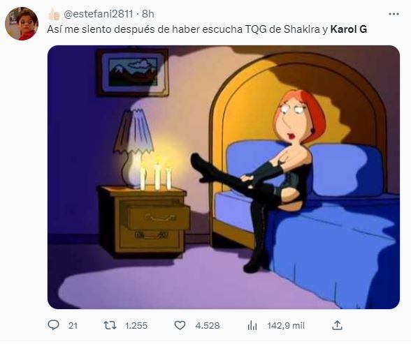 La reacción de las redes a “TQG”, la canción de Karol G y Shakira