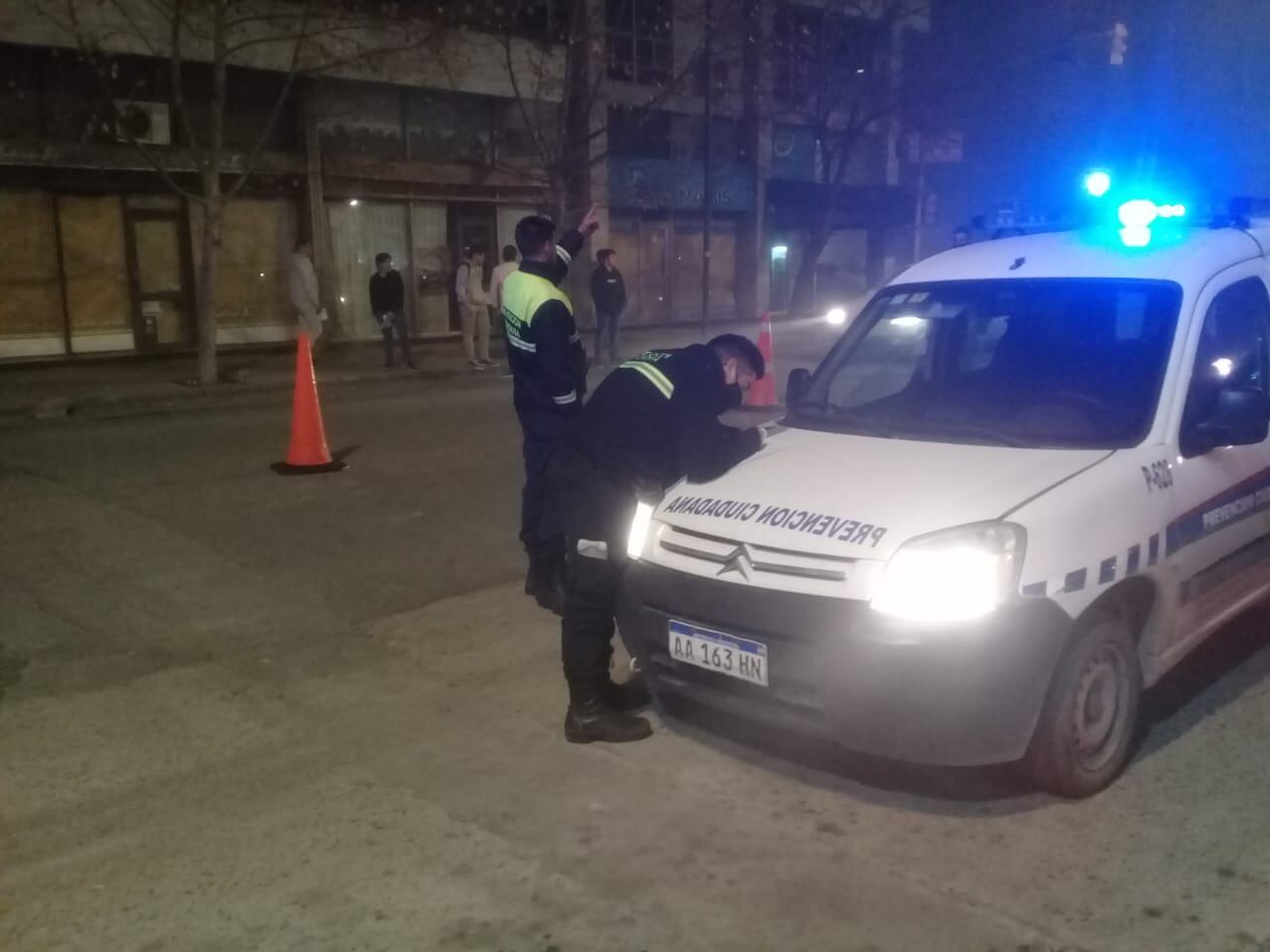 Controles nocturnos en Tres Arroyos