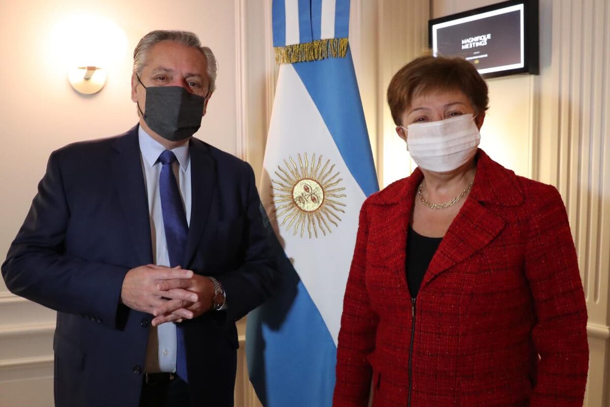Alberto Fernández se reunió con el FMI para renegociar la deuda, “pero no a cualquier precio”