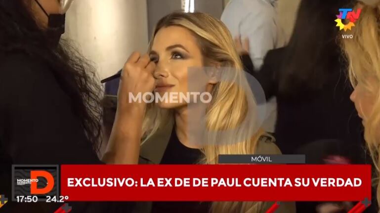 Camila Homs se enojó con la prensa