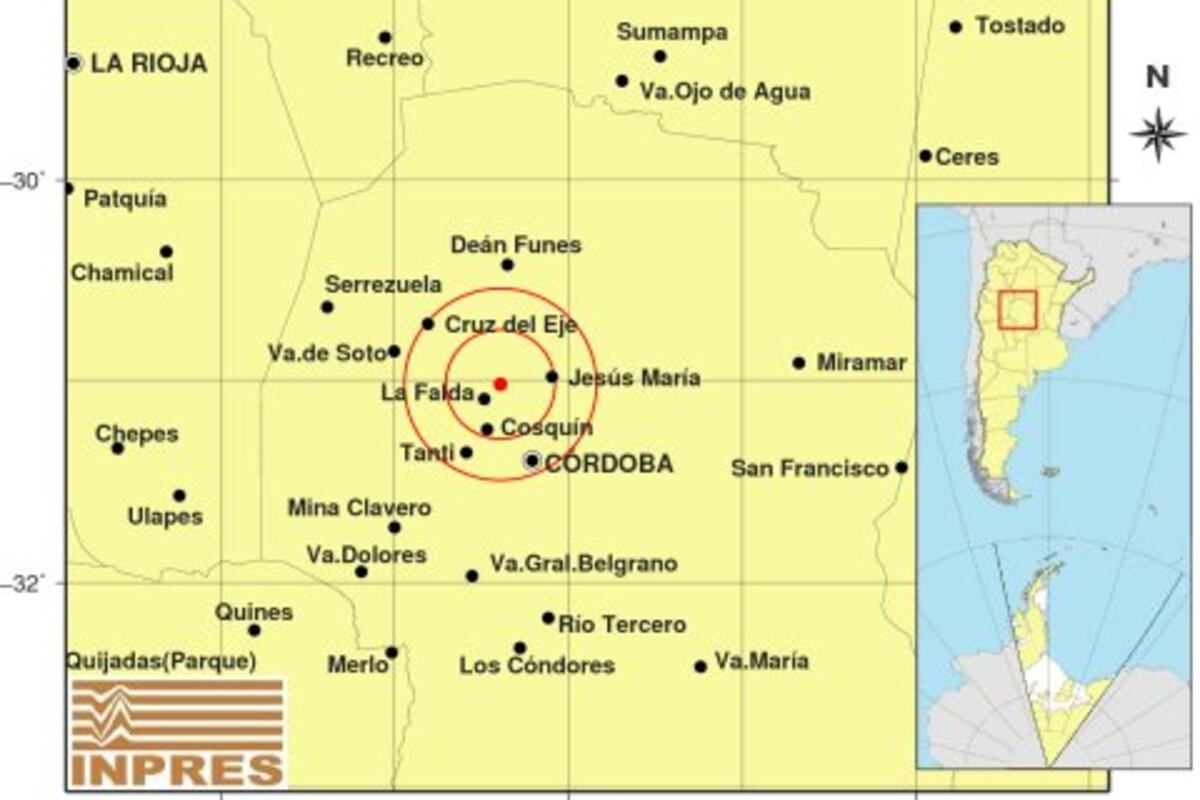 Tembló en Villa Carlos Paz: un sismo se sintió anoche en toda la región