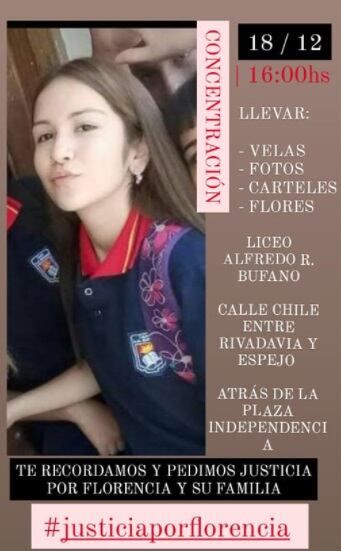 Justicia por Florencia Romano