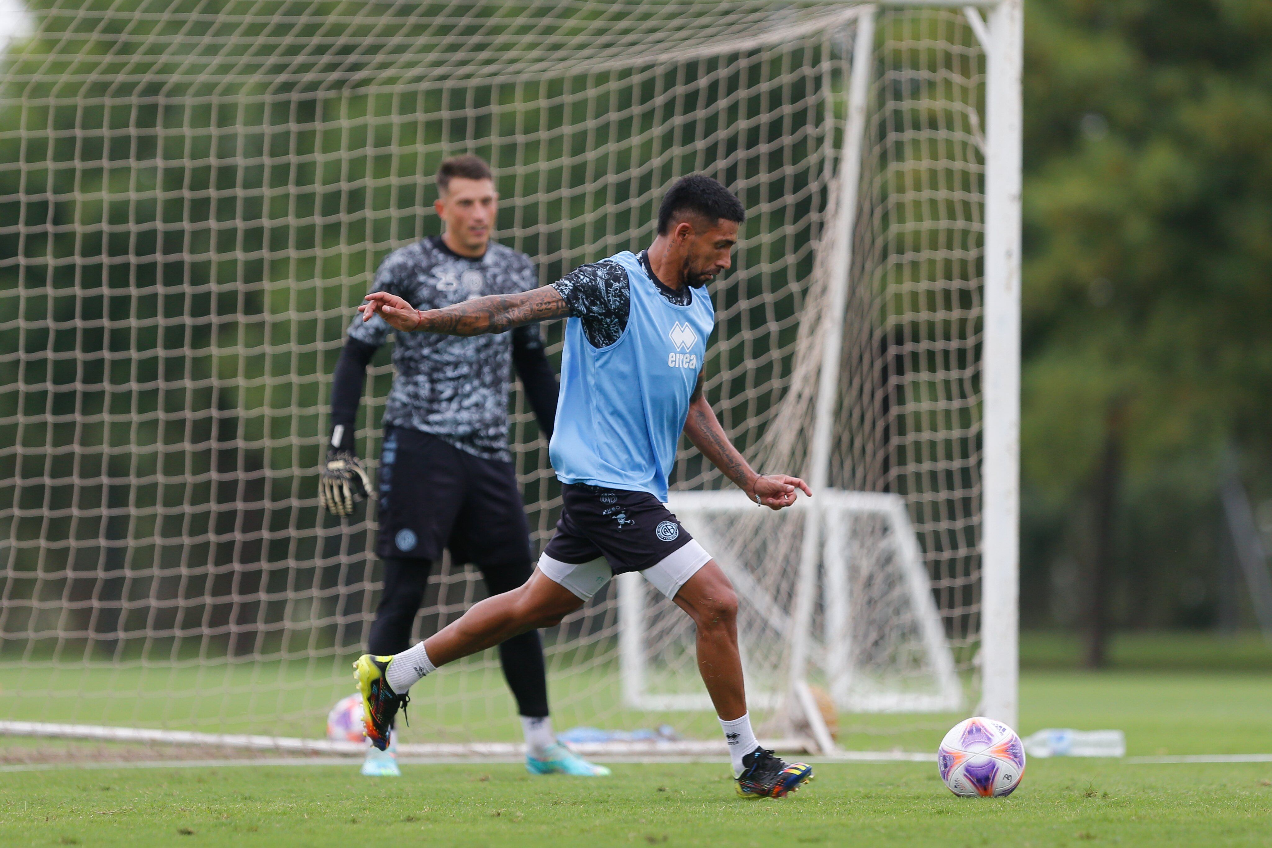 Matías García venía con puntos altos en la racha de Belgrano (Prensa Belgrano)