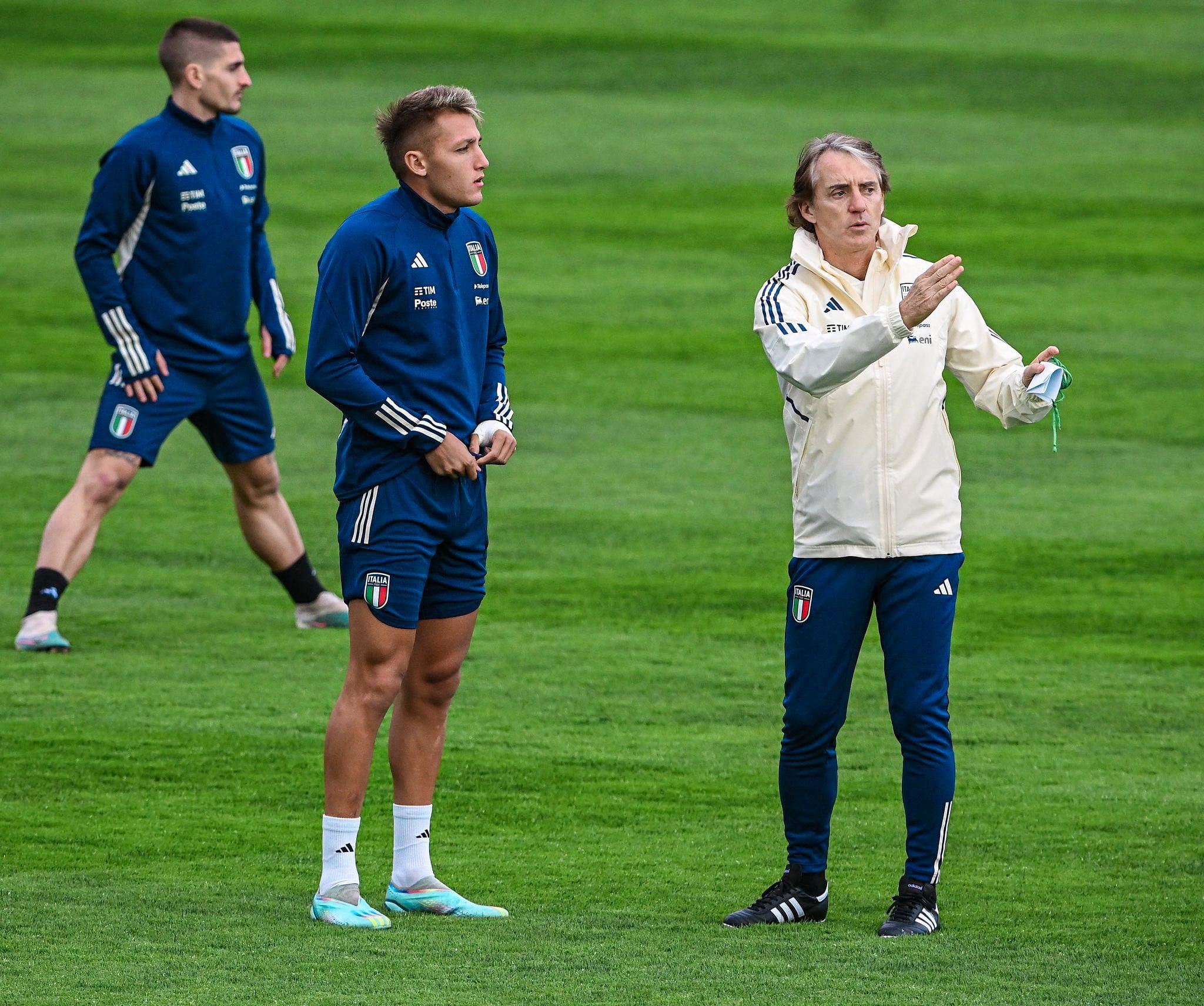 El goleador de Tigre tuvo su primer entrenamiento con la Selección de Italia y podría jugar ante Inglaterra.