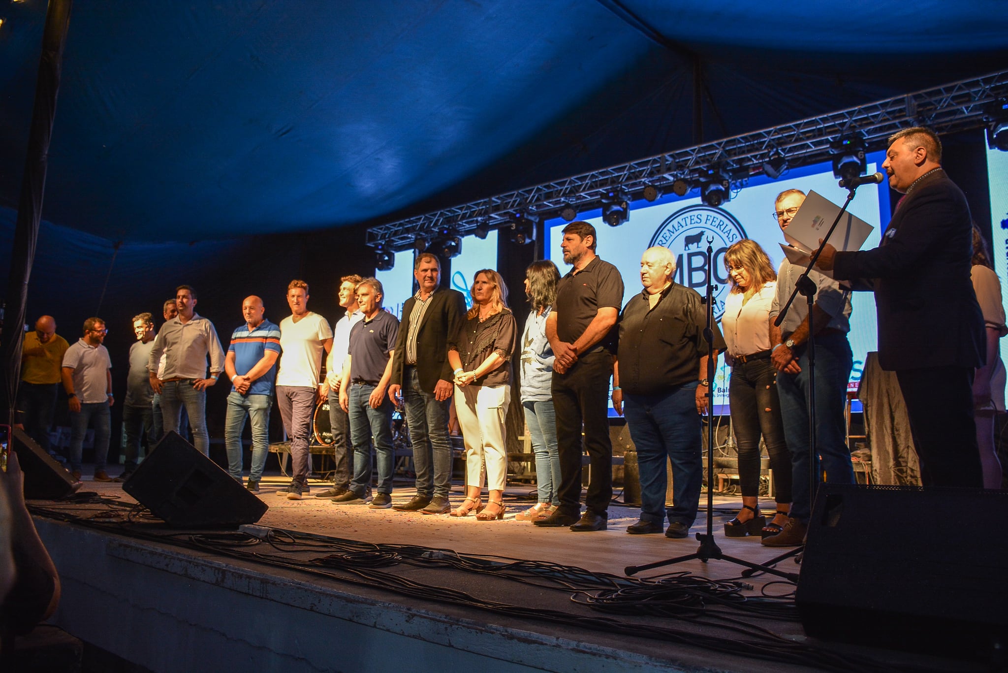 Martín Llaryora en la segunda noche del FestiBal