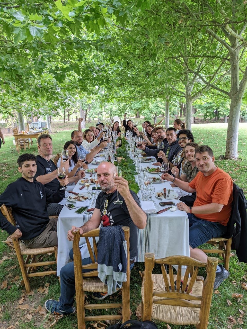 El equipo de Mau y Ricky en Mendoza. Gentileza Argentina RRHH para Los Andes. 