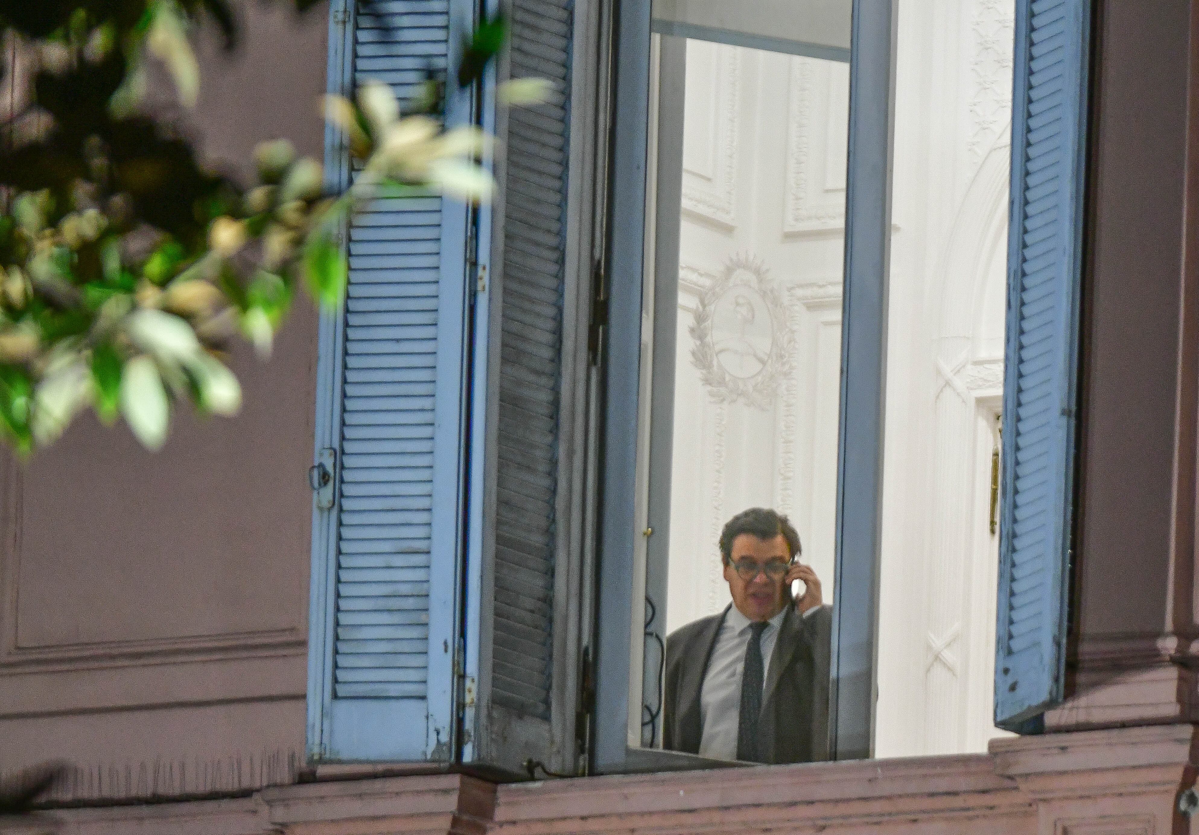 Claudio Moroni en Casa Rosada.