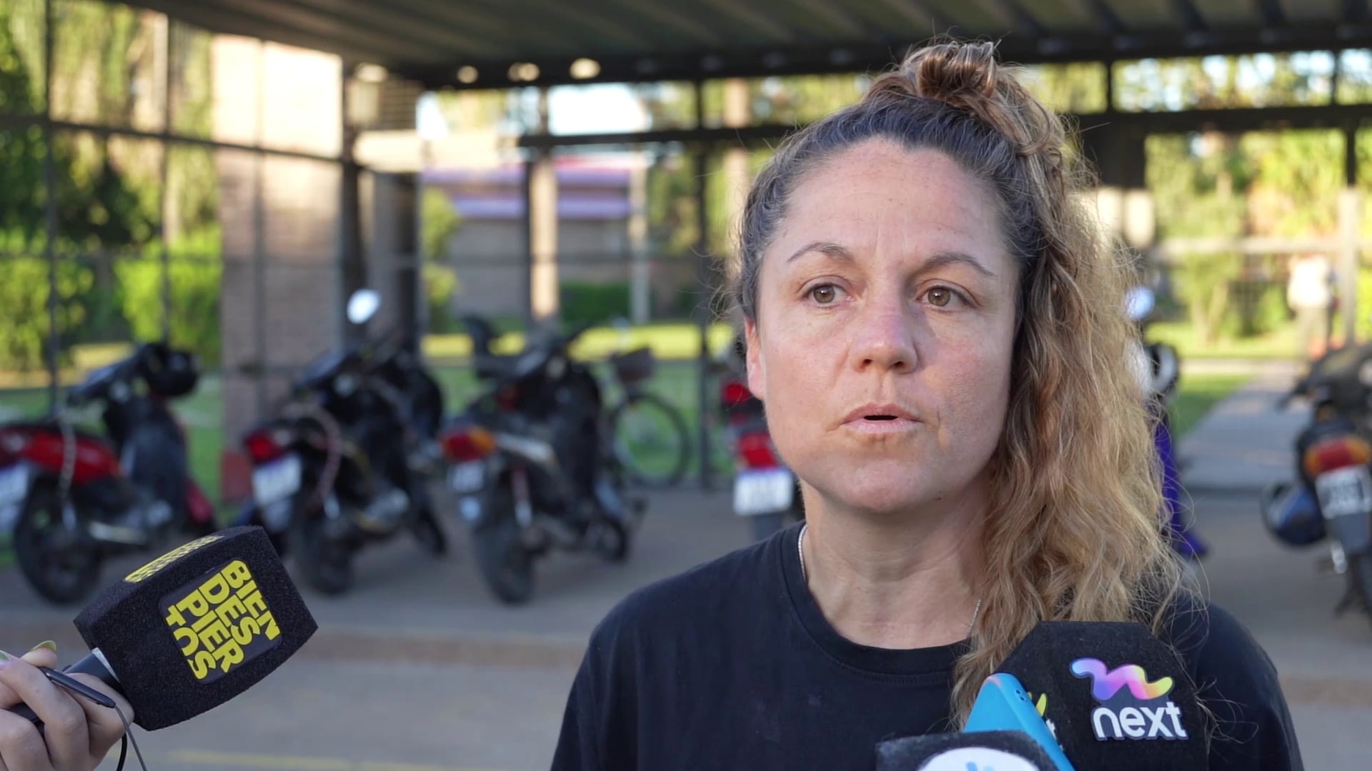 Maia Barreiro, madre de alumnos de la escuela de la Plaza