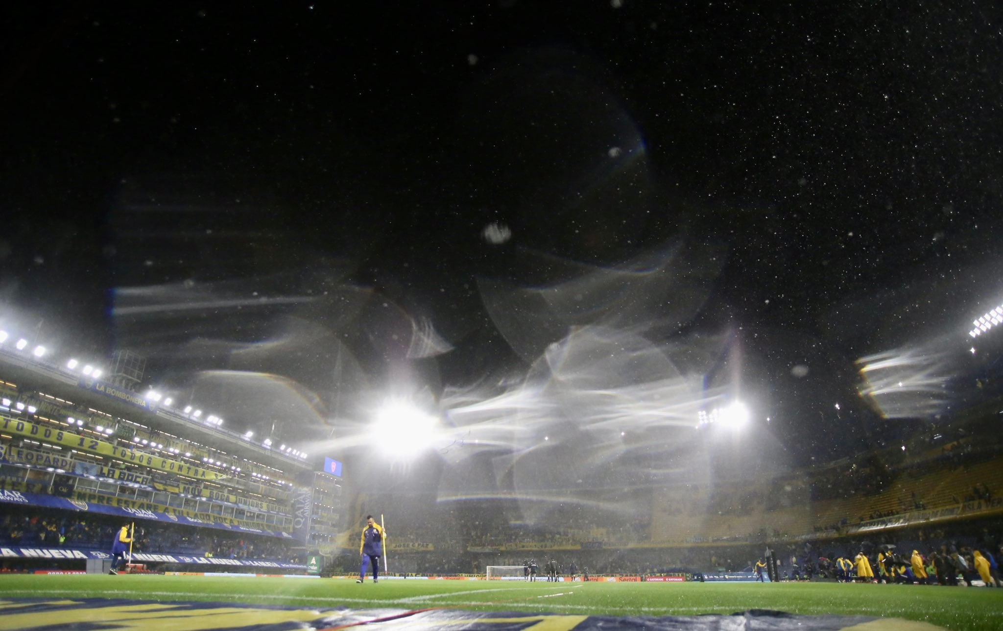 Boca y Newell's debían jugar el domingo pero se suspendió por la lluvia. (Prensa Newell's).