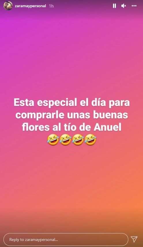 Zaramay y su chiste sobre la sesión de Anuel AA con Bizarrap.