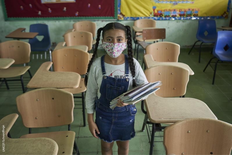 Campaña. De Unicef para mejorar la calidad en la educación de miles de adolescentes de todo el país (Unicef).