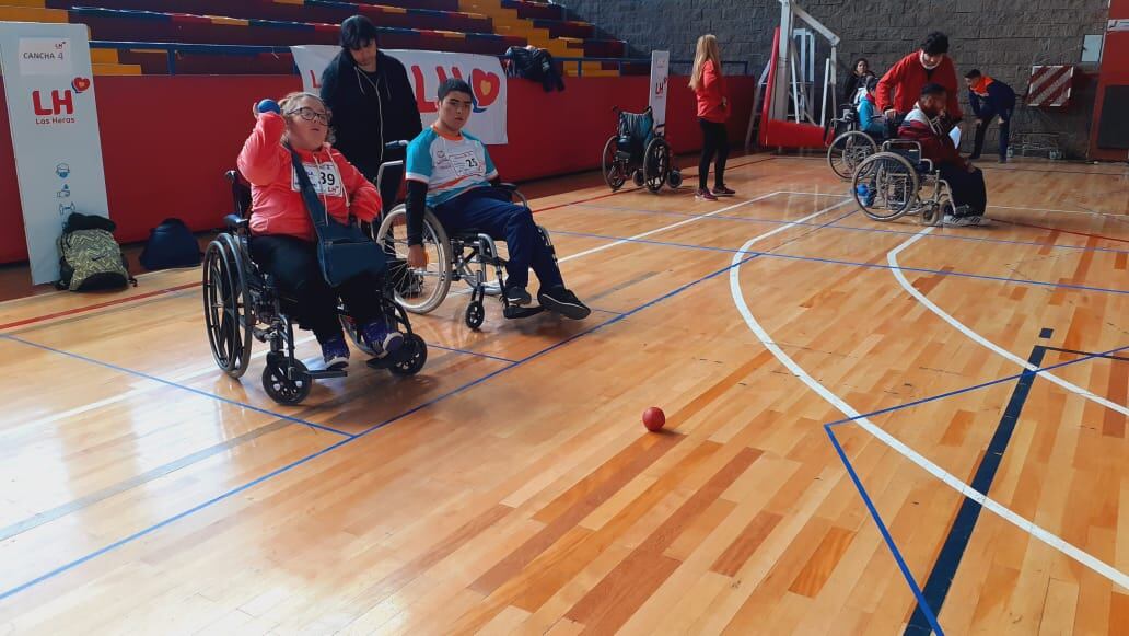 Boccia en Las Heras