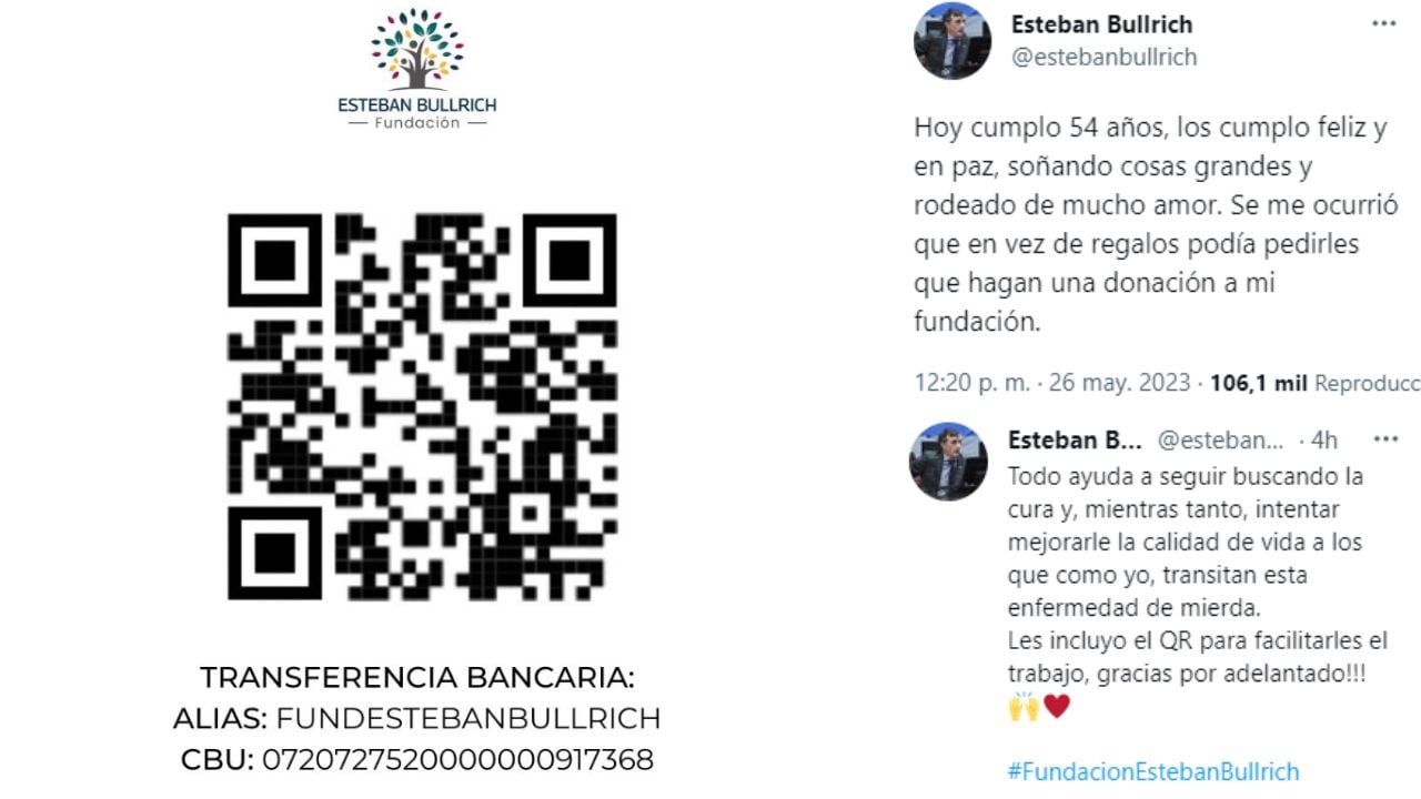 El pedido de Esteban Bullrich.