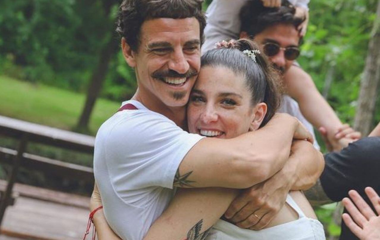 Juana Repetto y Sebastián Graviotto, pareja y padre de uno de los hijos de Juana.